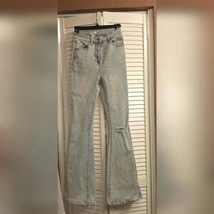 Forever 21 high waisted bell bottom jeans